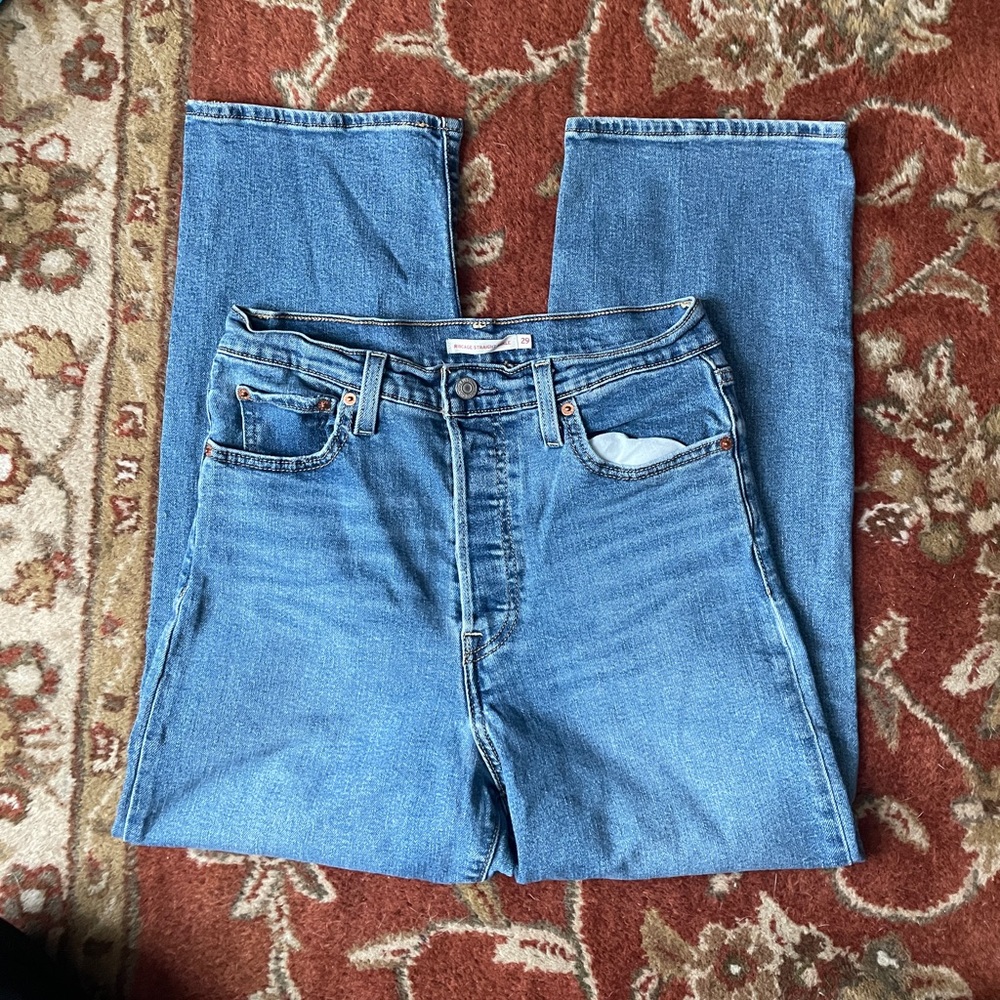 Classic High-Rise Blue Women’s Jeans